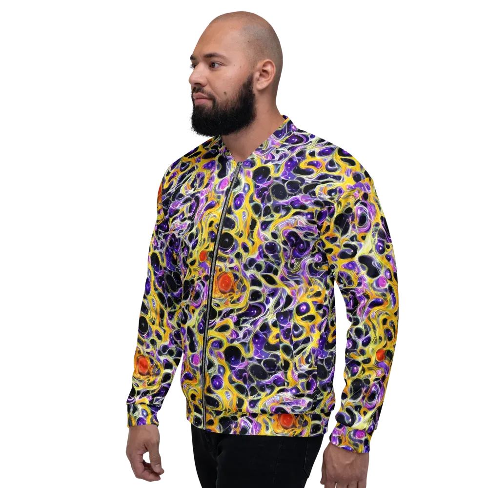 Solar Amethyst on Bomber Jacket — Left