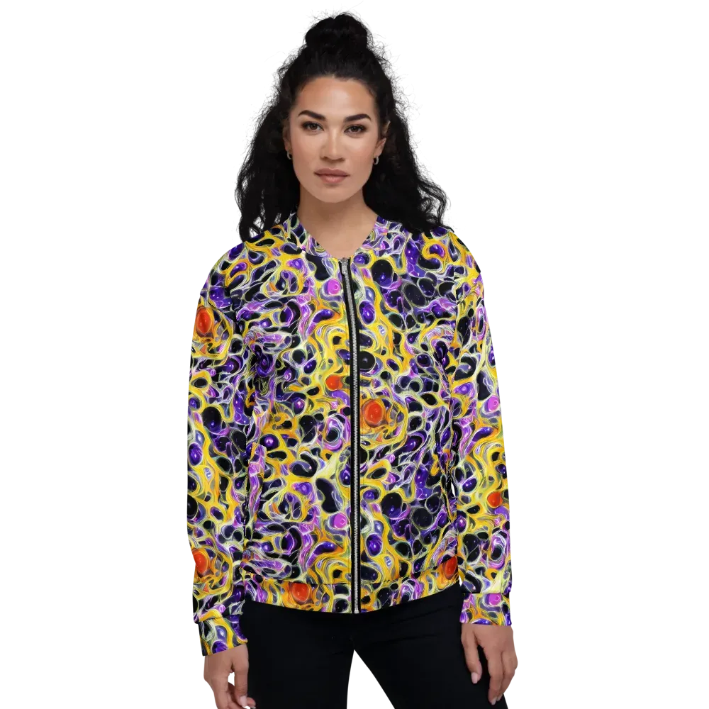Solar Amethyst on Bomber Jacket — Front
