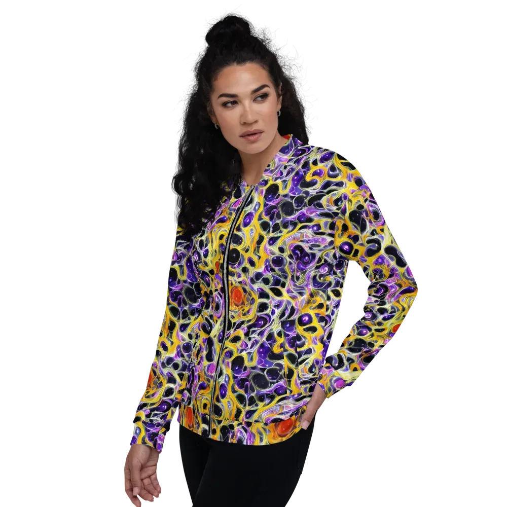 Solar Amethyst on Bomber Jacket — Left