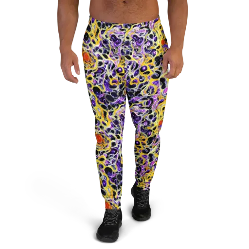 Solar Amethyst on a Men's Joggers