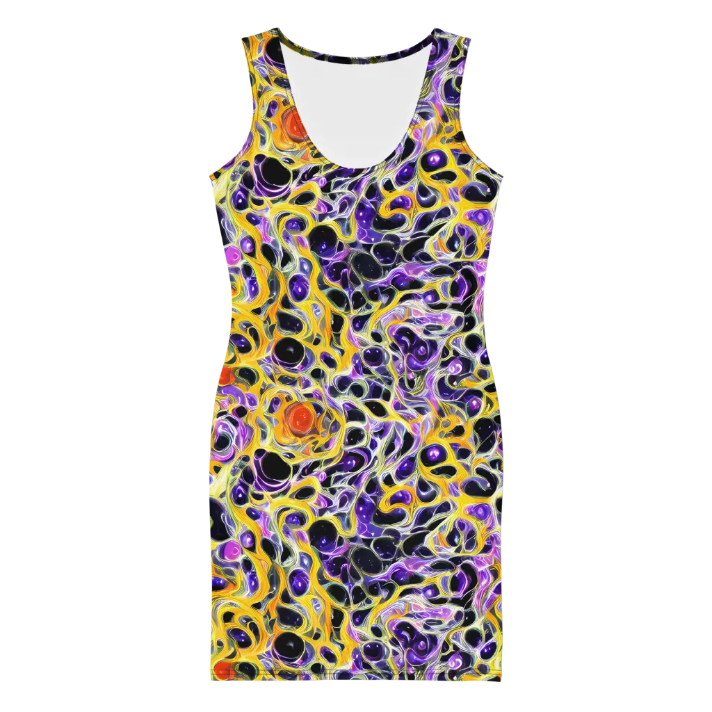 Solar Amethyst on Bodycon Dress — Front