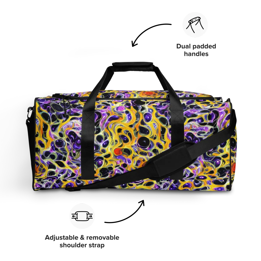 Solar Amethyst on Duffle Bag — Front