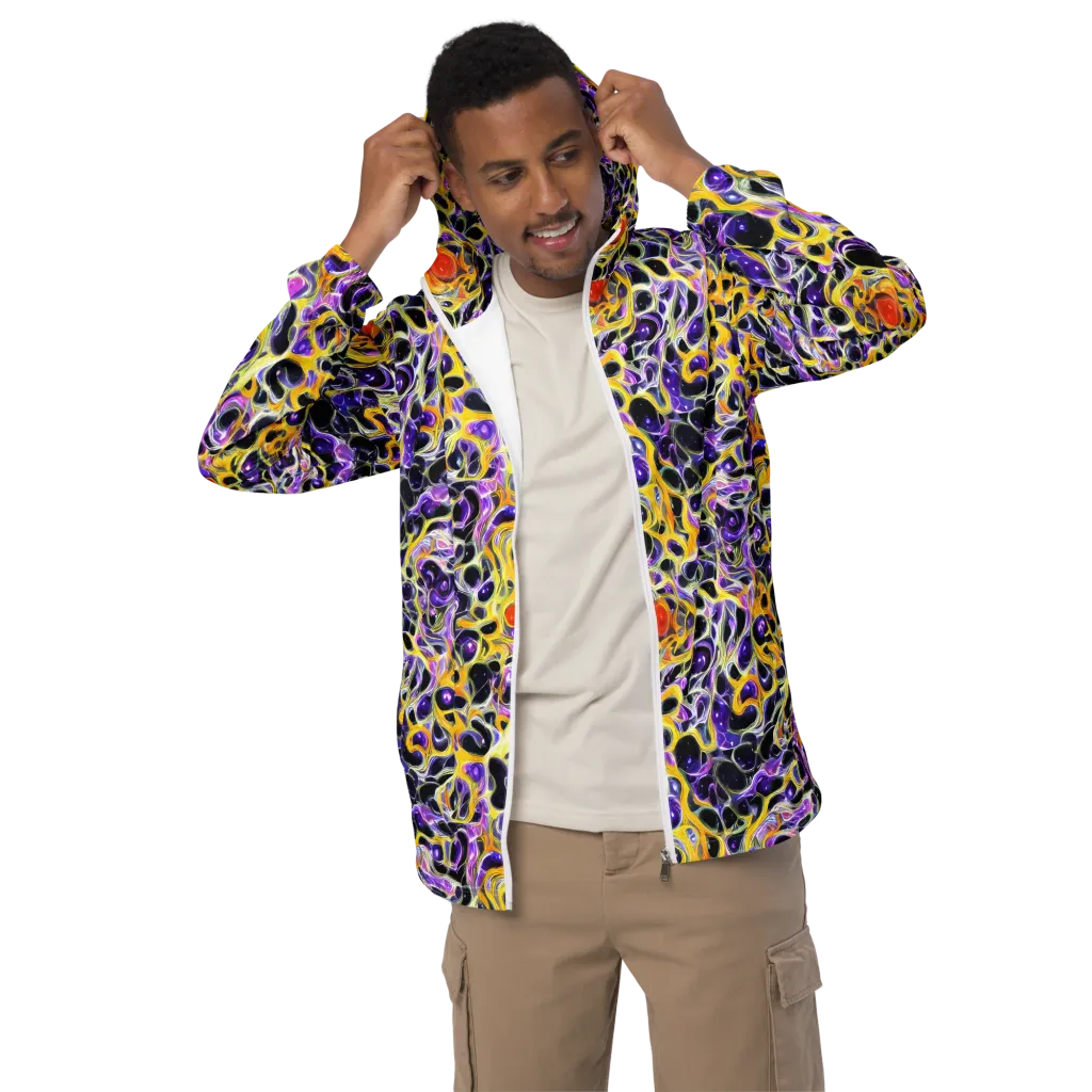 Solar Amethyst on Men's Windbreaker — Front