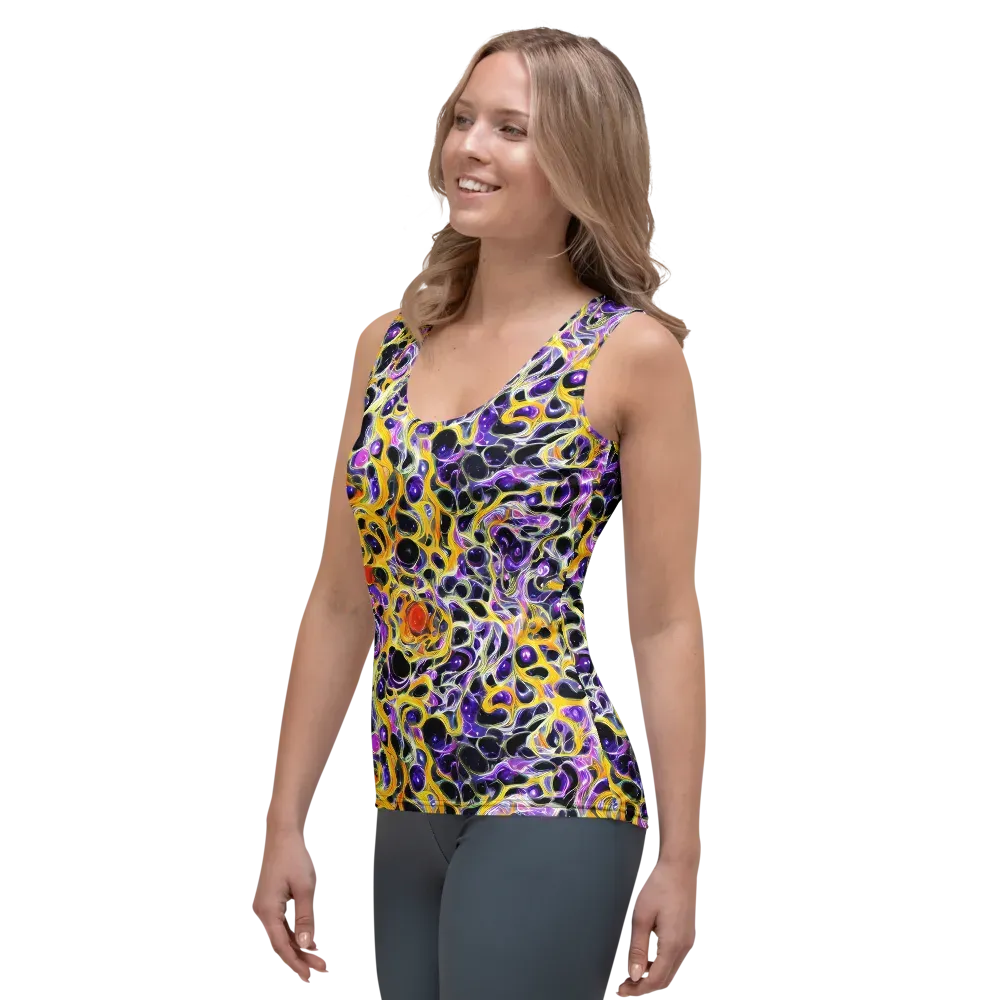 Solar Amethyst on Women's Tank Top — Left Front
