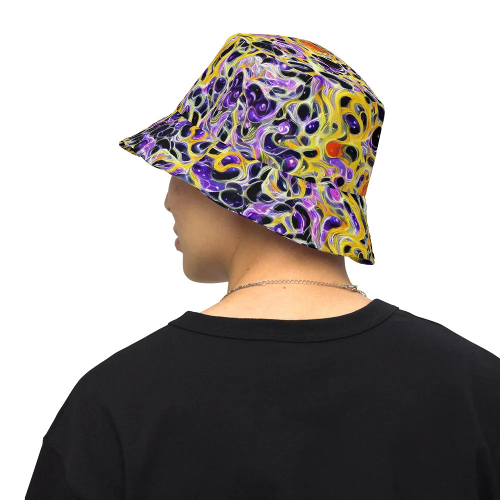 Solar Amethyst on Reversible Bucket Hat — Back Inside