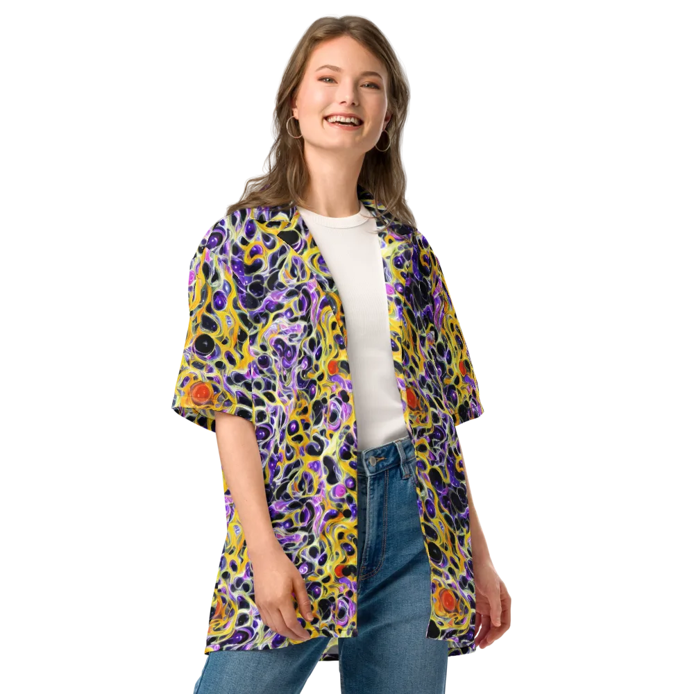 Solar Amethyst on Button Shirt — Front