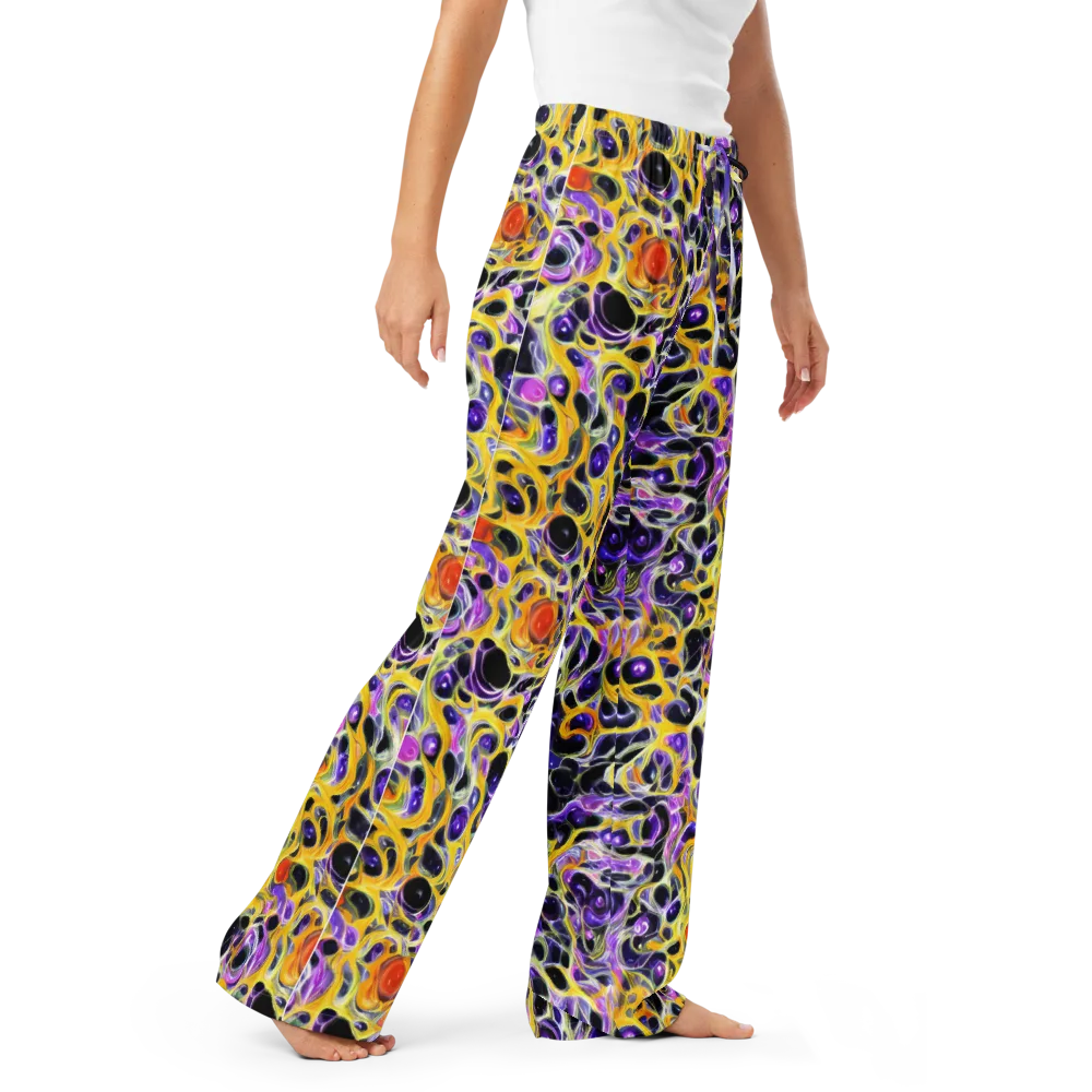 Solar Amethyst on Women's Pajama Pants — Right Front