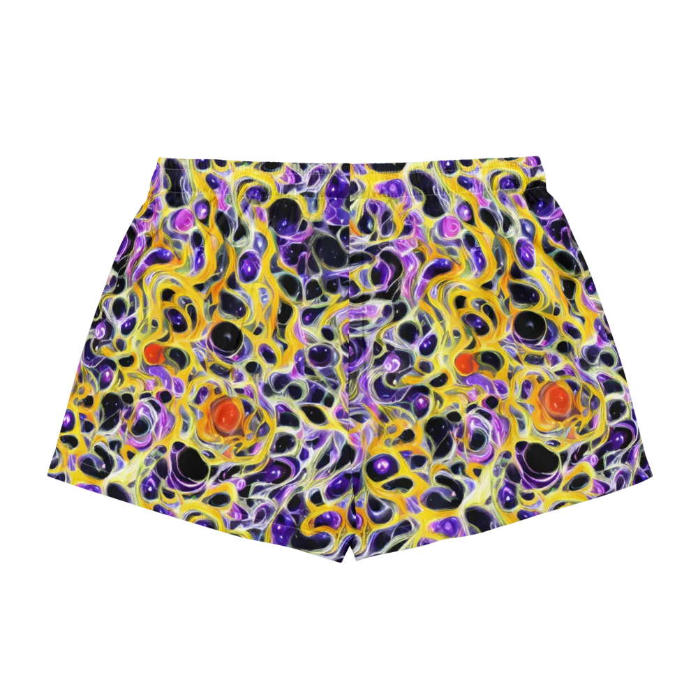 Solar Amethyst on Women's Pajama Shorts — Back