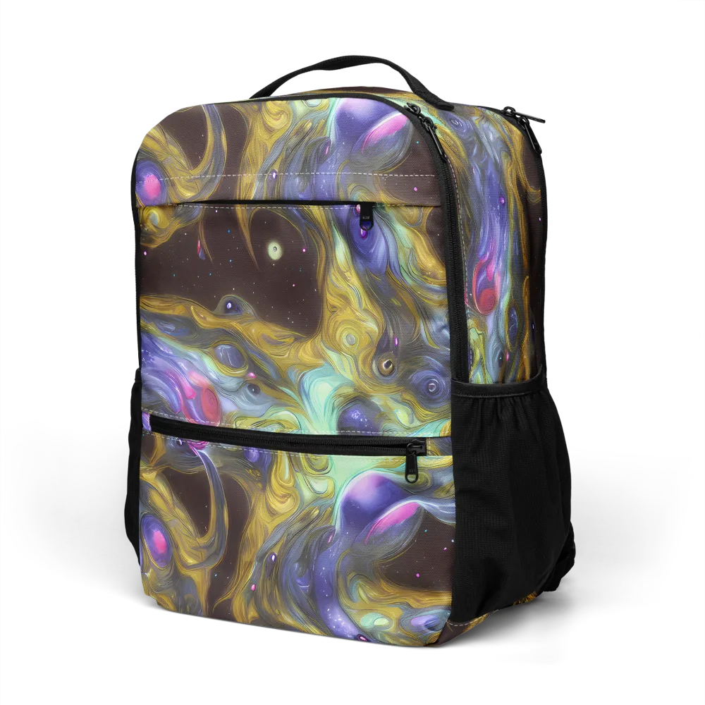 Indigo Infinity on Utility Backpack — Left Front