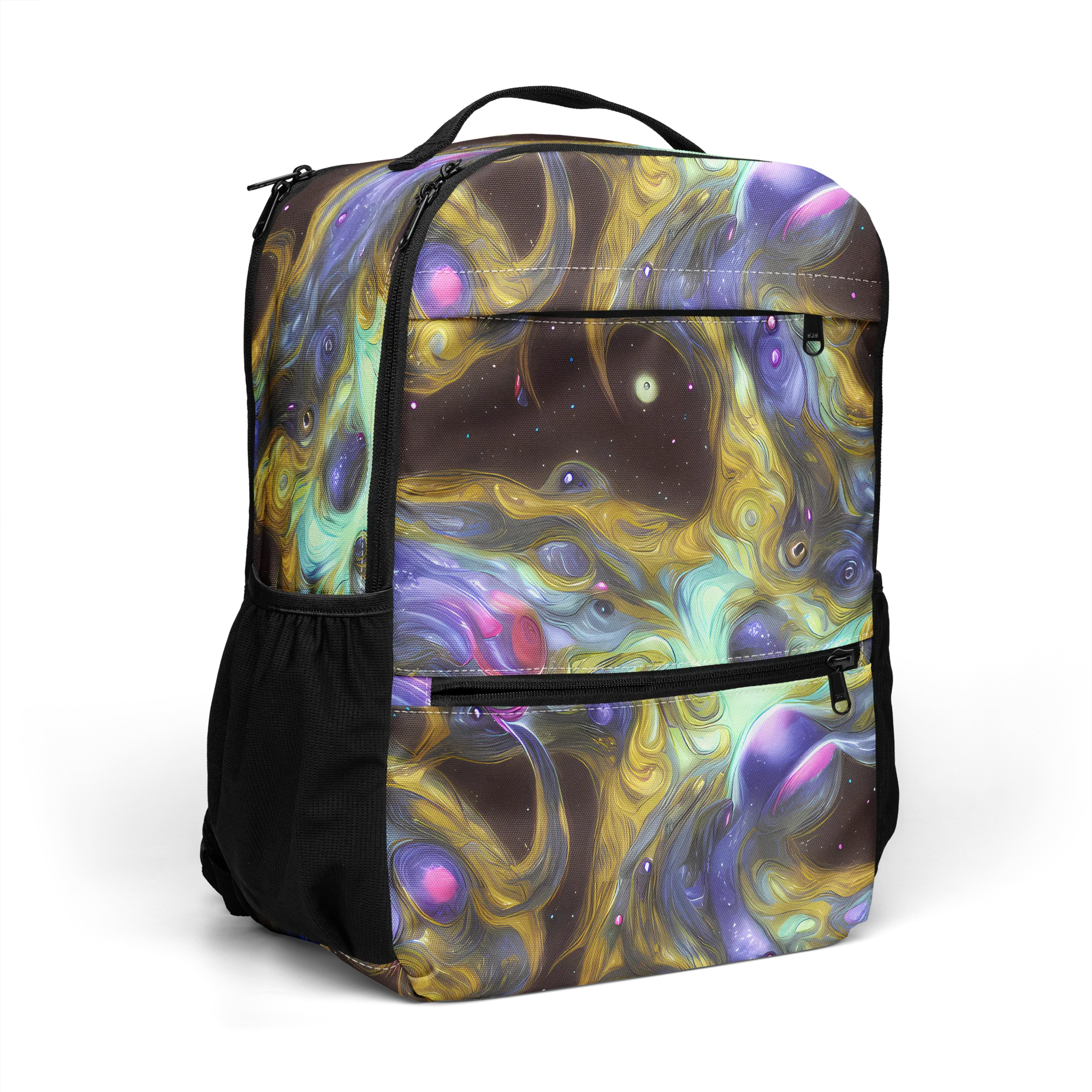 Indigo Infinity on Utility Backpack — Right Front
