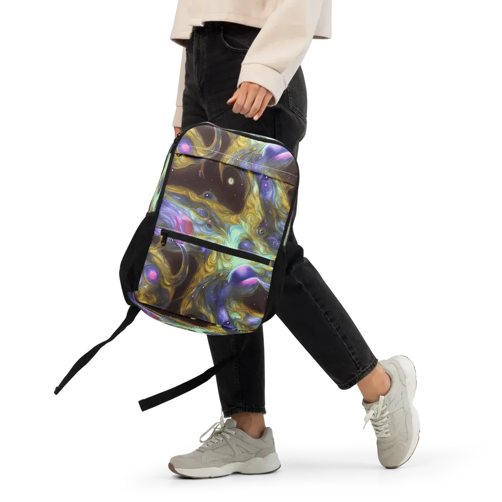 Indigo Infinity on Utility Backpack — Front