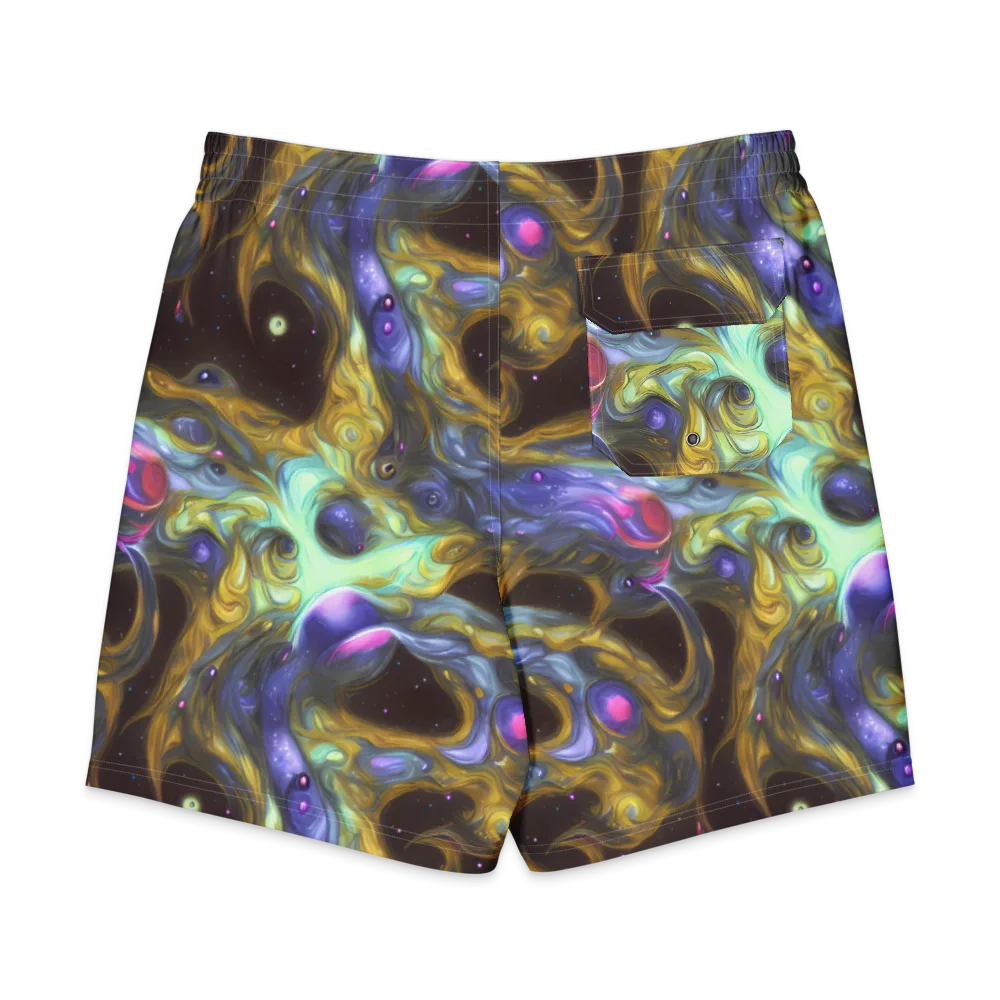 Indigo Infinity on Men's Board Shorts — Back