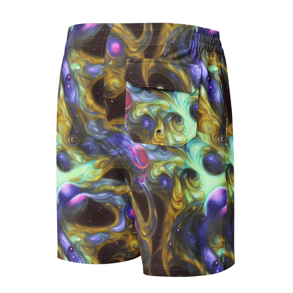 Indigo Infinity on Men's Board Shorts — Back