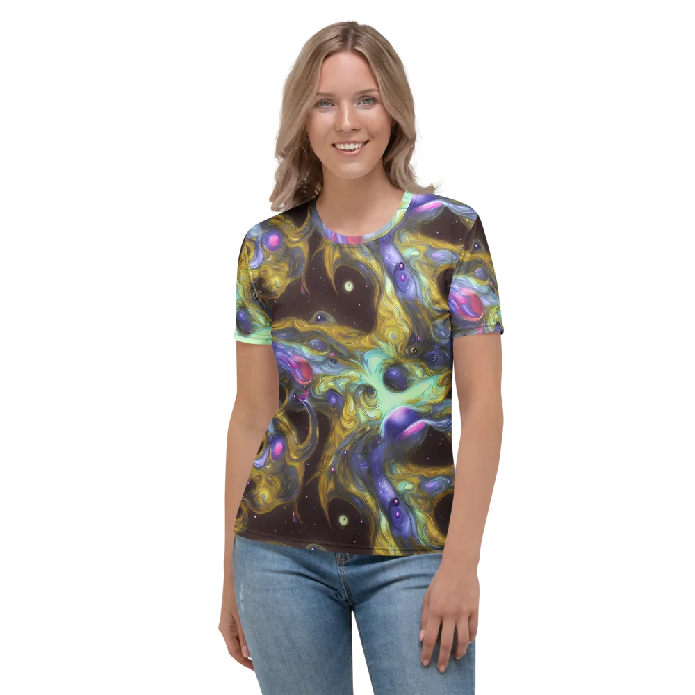 Indigo Infinity on Women's Crew Neck T-Shirt — Front