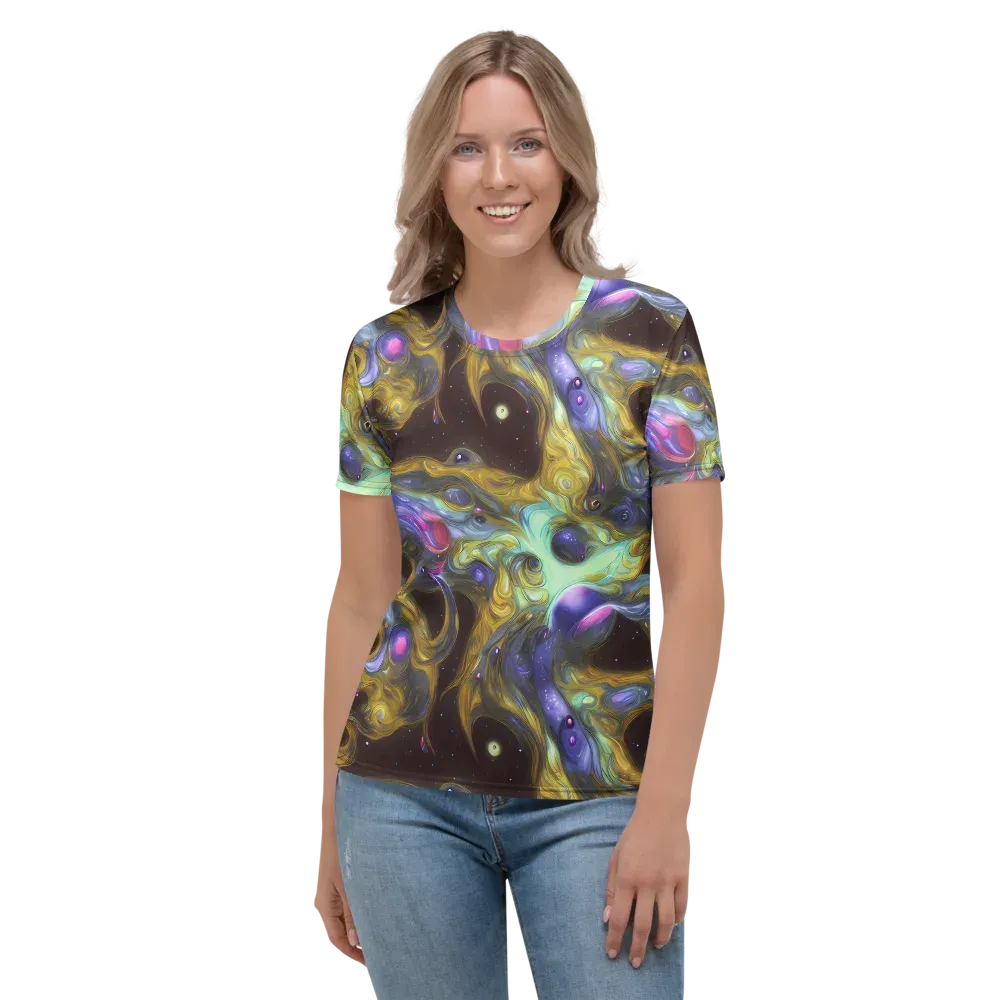 Indigo Infinity on Women's Crew Neck T-Shirt — Front