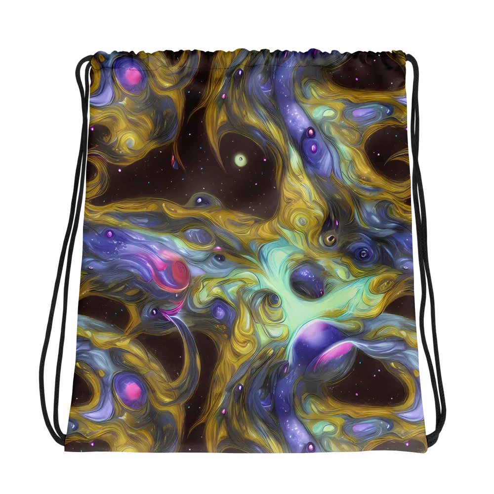 Indigo Infinity on Drawstring Bag — Photo