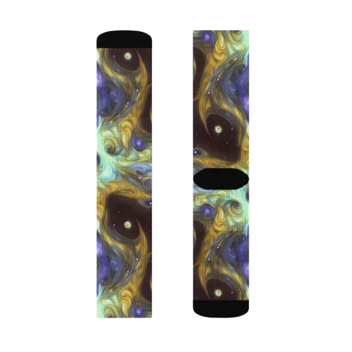 Indigo Infinity on a Socks