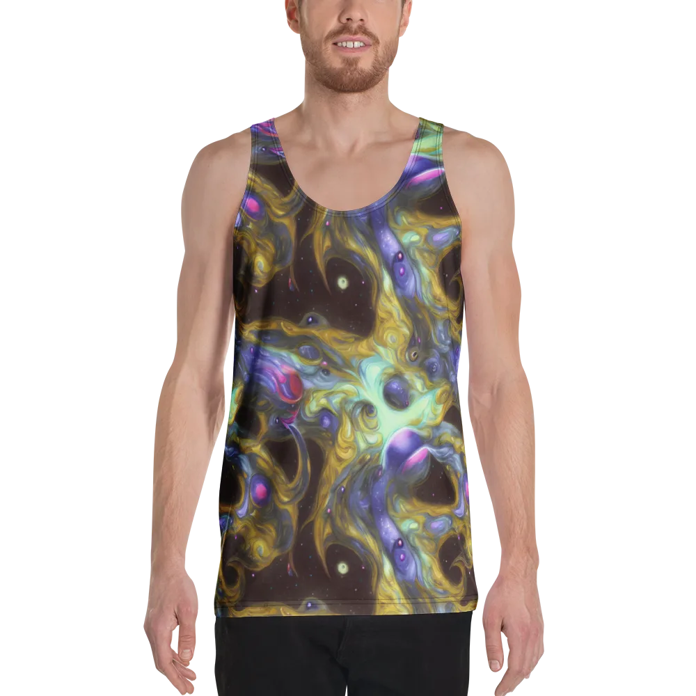 Indigo Infinity on Men's Tank Top — Front