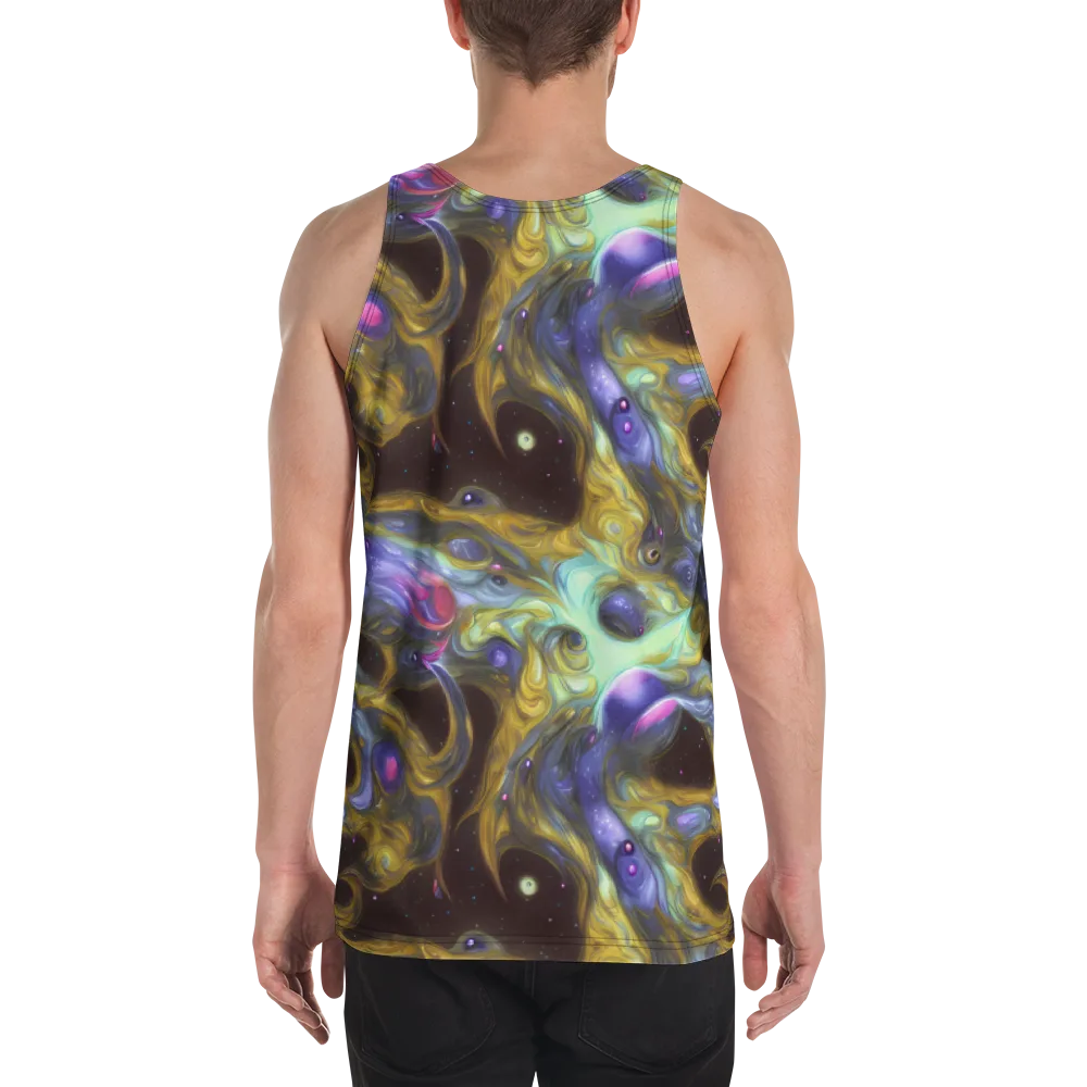 Indigo Infinity on Men's Tank Top — Back