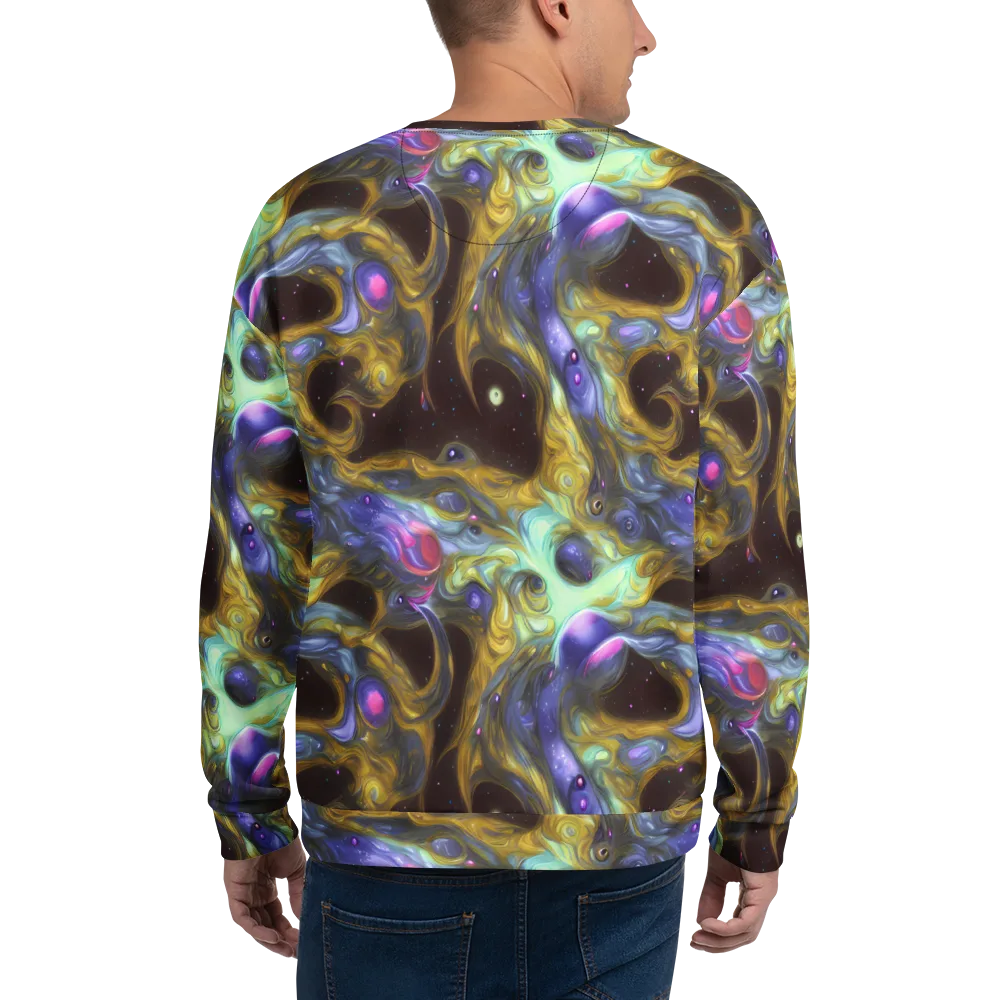 Indigo Infinity on Sweatshirt — Back