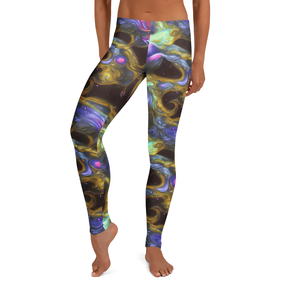 Indigo Infinity on Leggings — Front