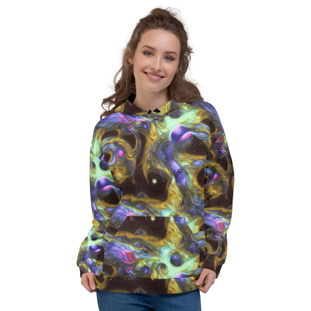 Indigo Infinity on Hoodie — Front