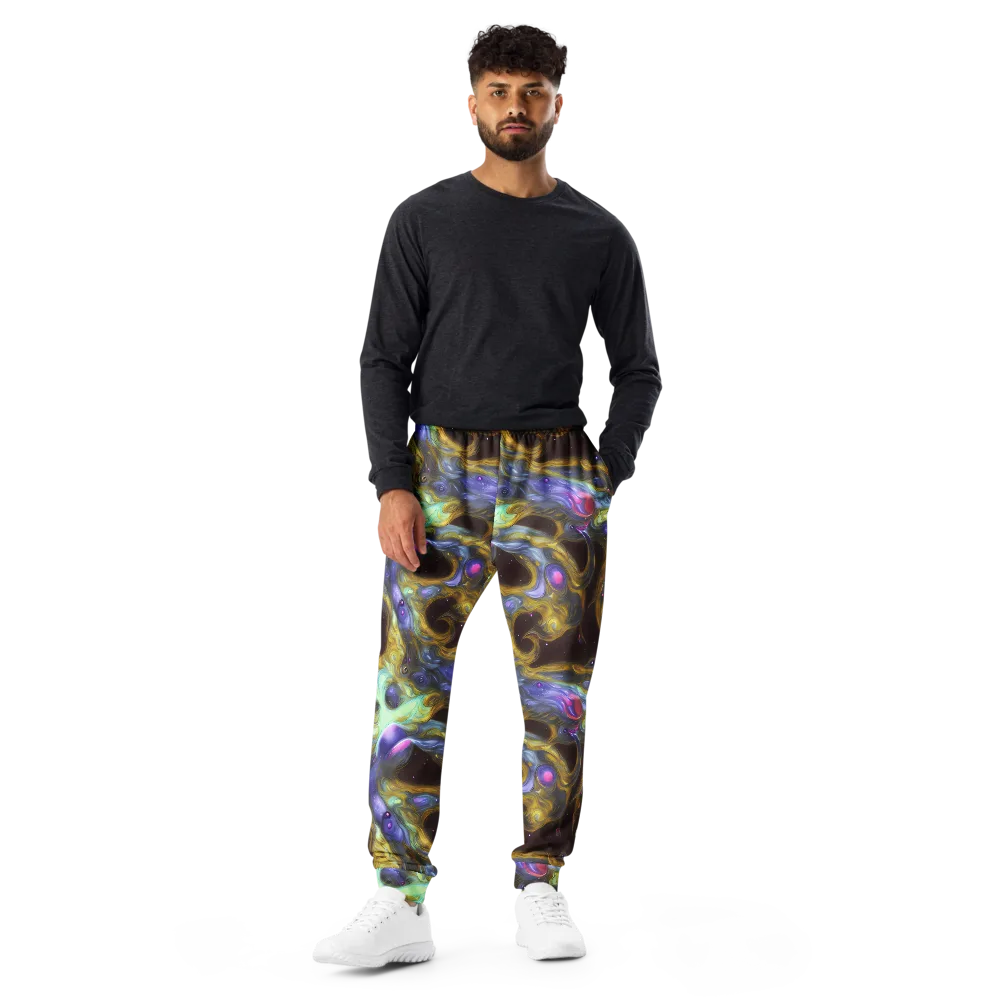Indigo Infinity on Men's Joggers — Front