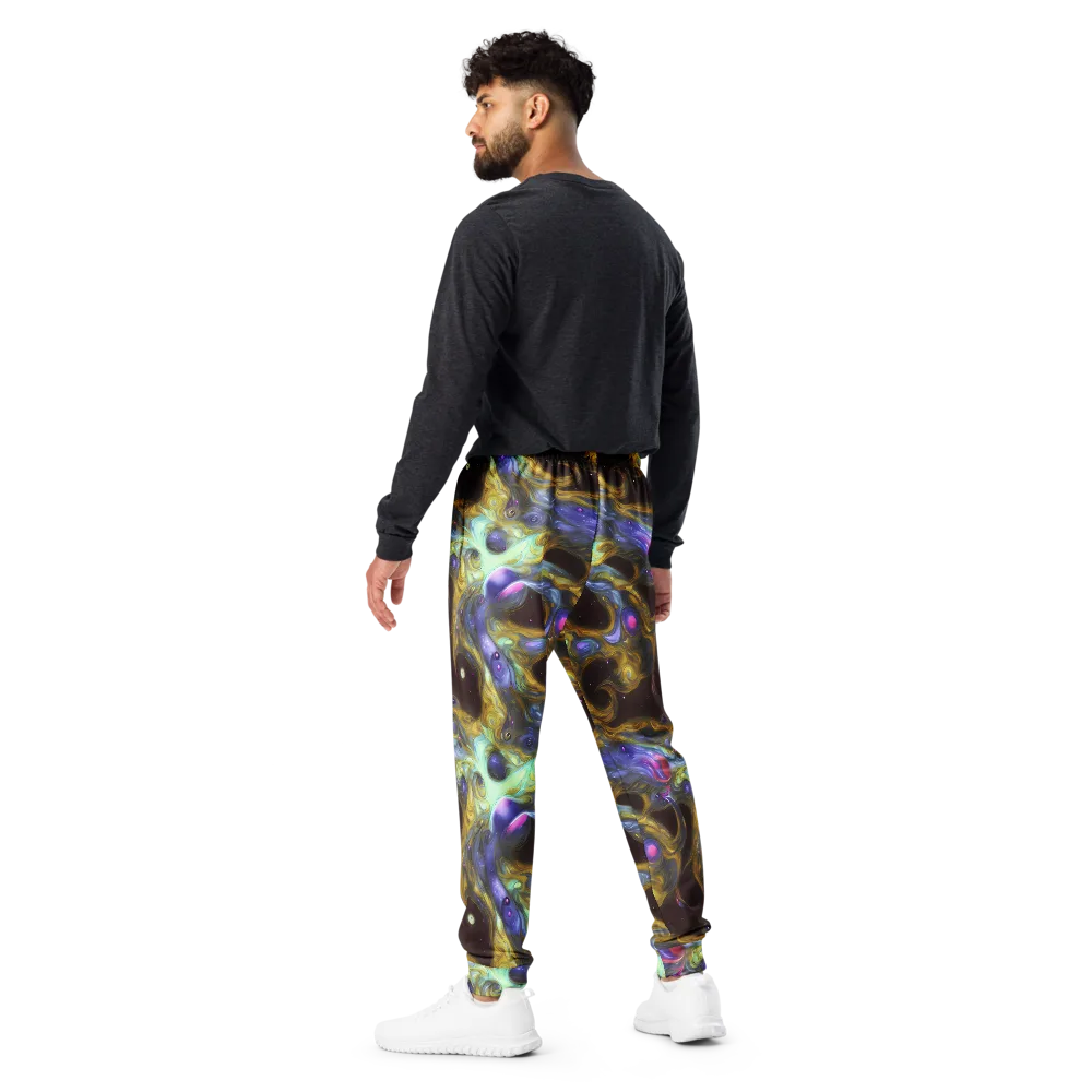 Indigo Infinity on Men's Joggers — Back