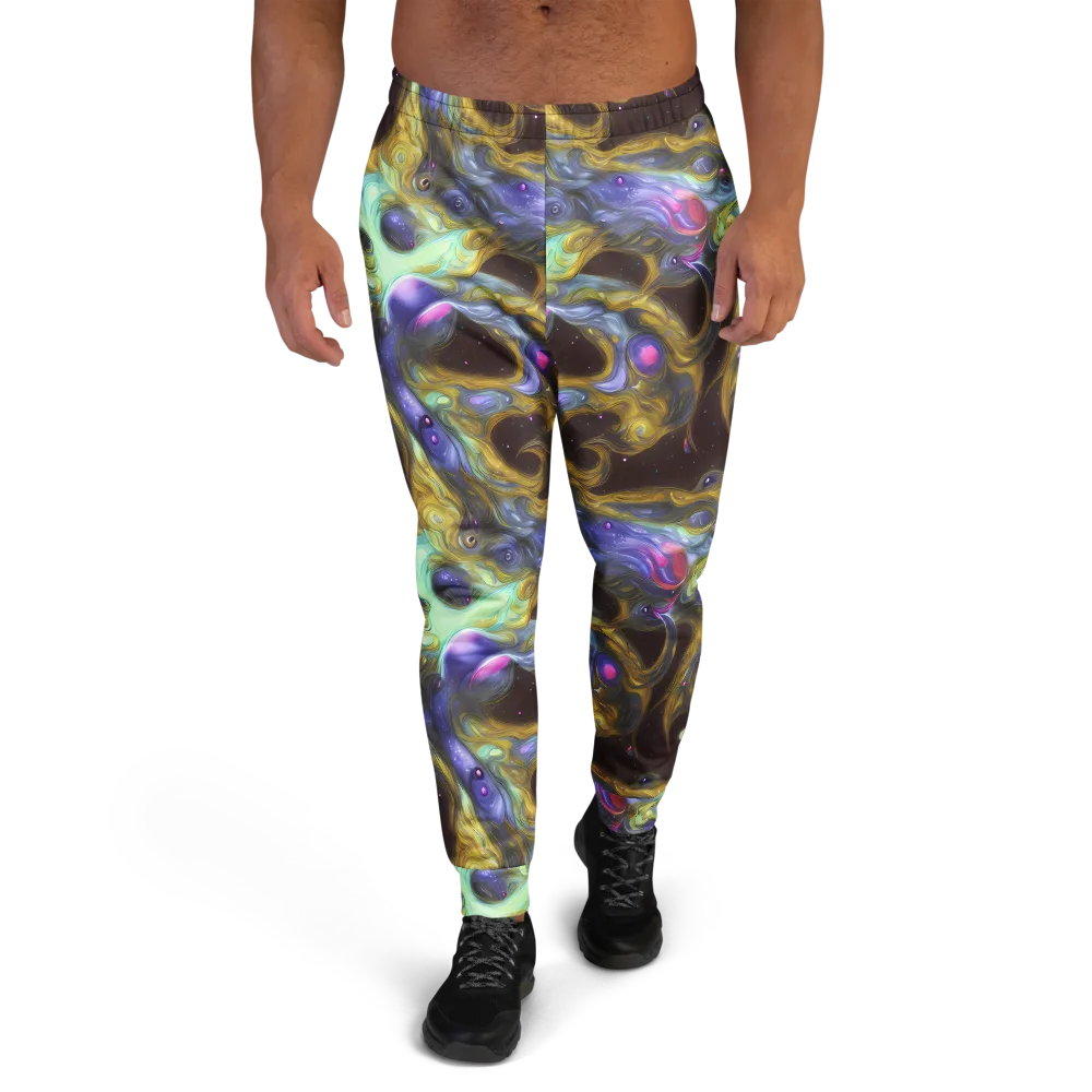 Indigo Infinity on Men's Joggers — Front