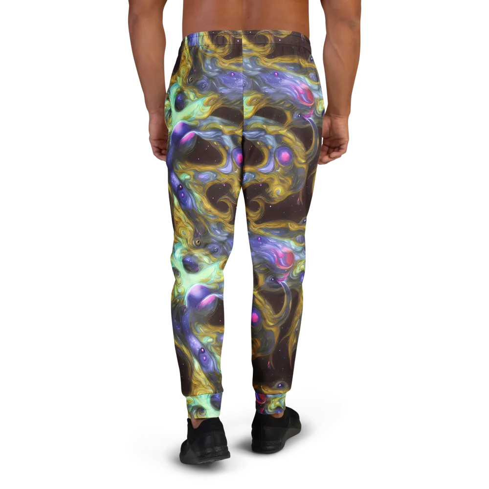 Indigo Infinity on Men's Joggers — Back