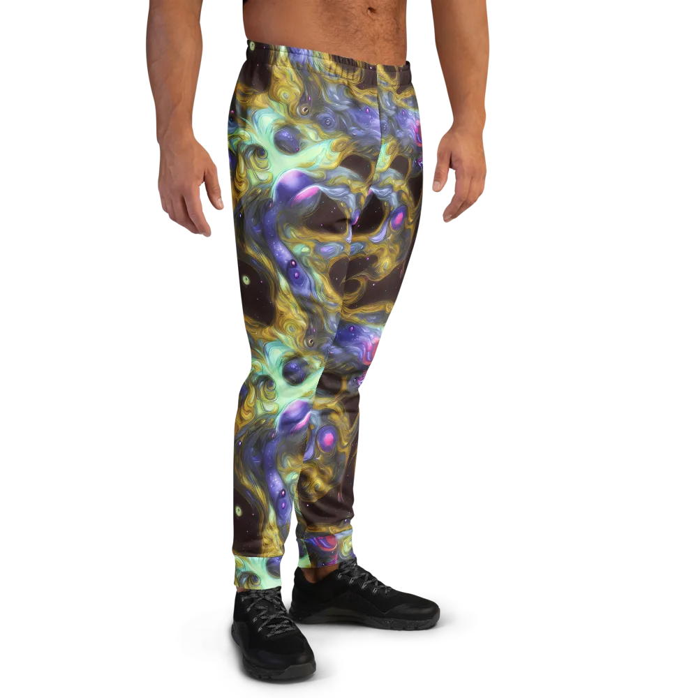 Indigo Infinity on Men's Joggers — Right