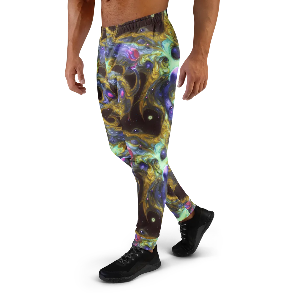 Indigo Infinity on Men's Joggers — Left