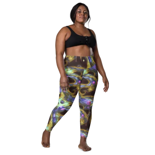 Indigo Infinity on a Leggings with Pockets