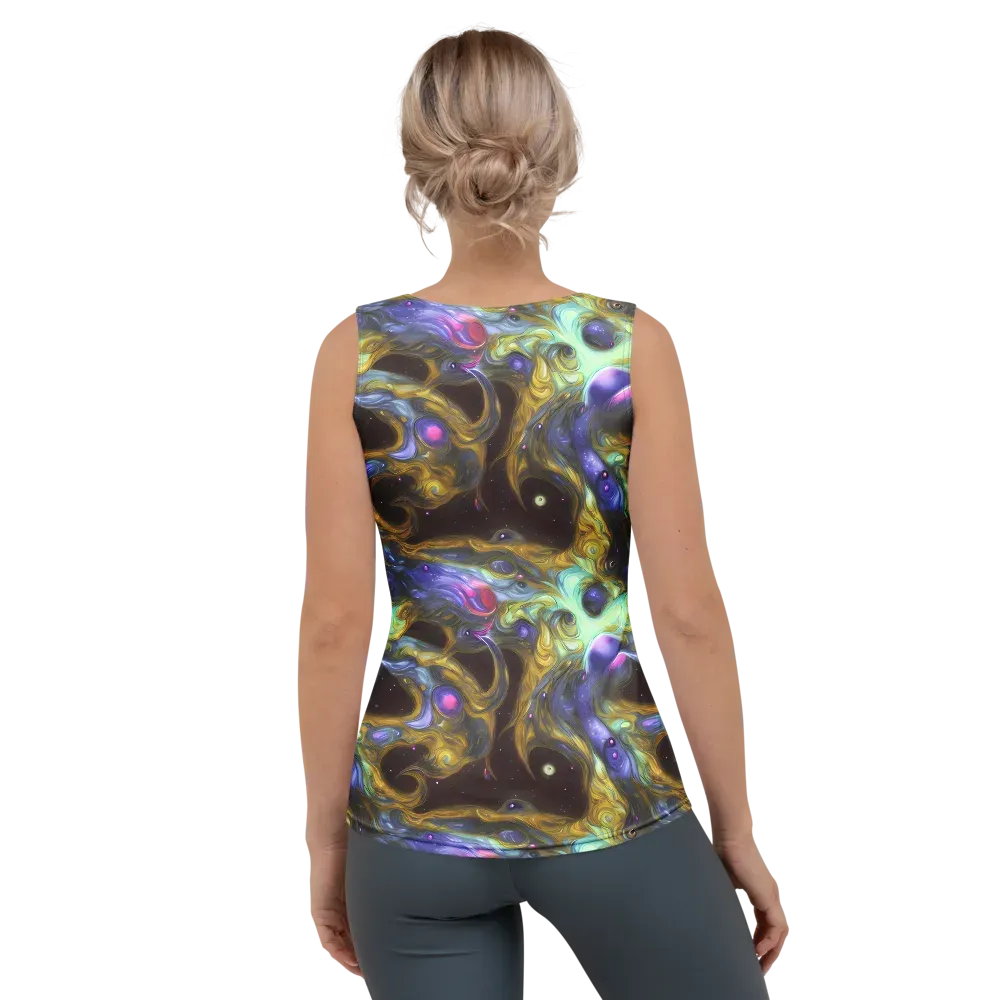 Indigo Infinity on Women's Tank Top — Back