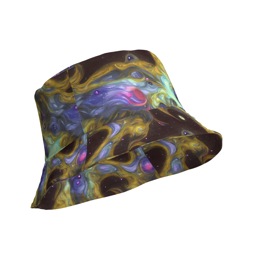 Indigo Infinity on Reversible Bucket Hat — Product details Outside