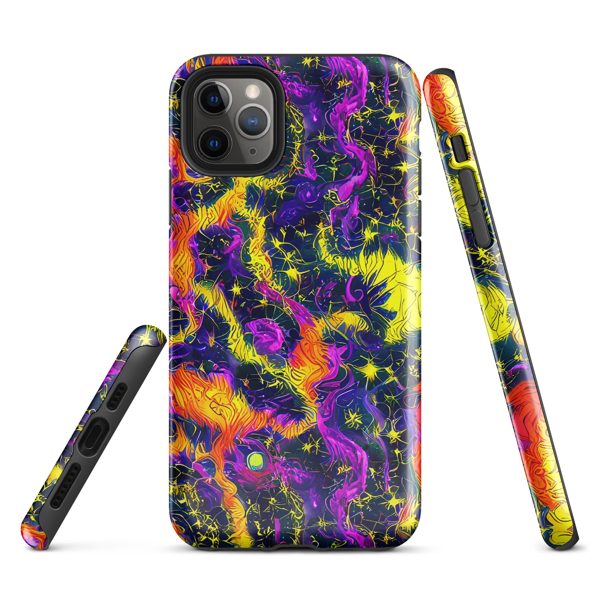 Nightfire Mosaic on Tough Case for iPhone® — Front