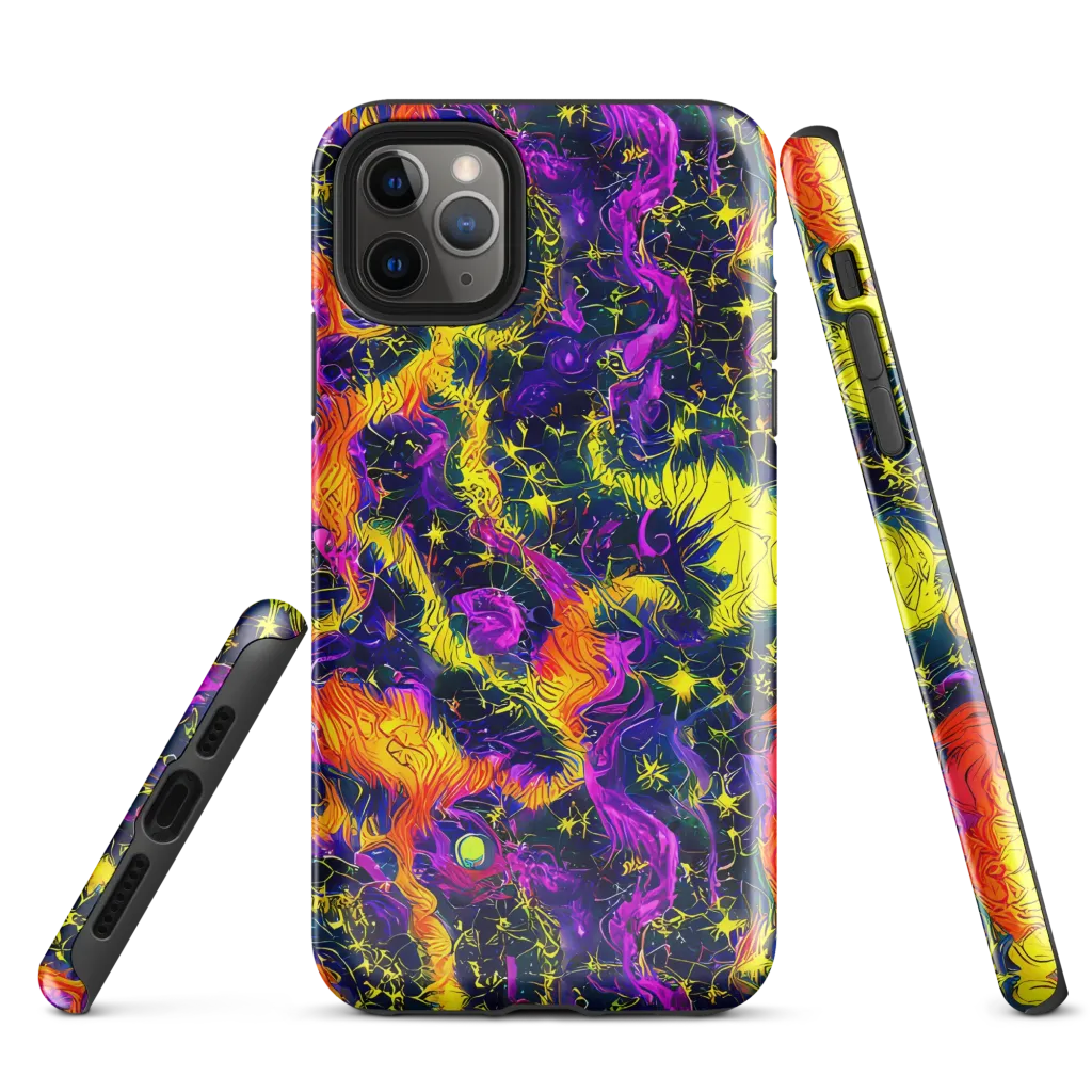 Nightfire Mosaic on Tough Case for iPhone® — Front