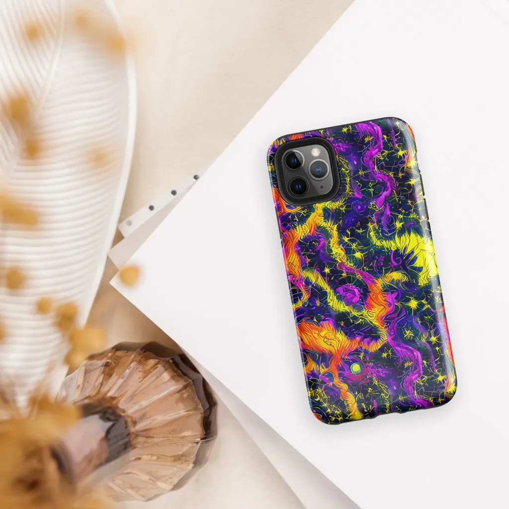 Nightfire Mosaic on Tough Case for iPhone® — Front
