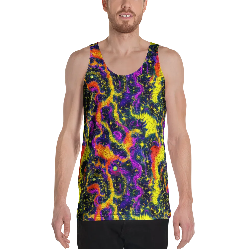 Nightfire Mosaic on Men's Tank Top — Front