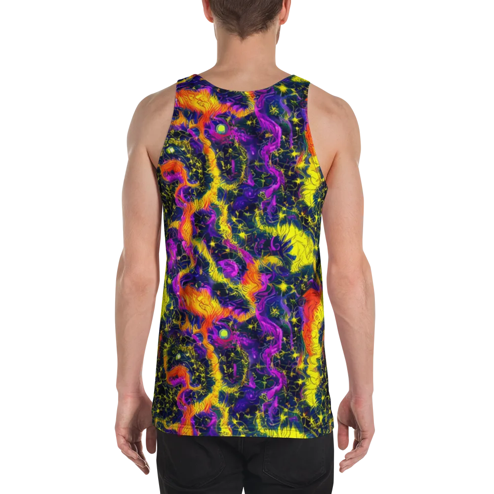 Nightfire Mosaic on Men's Tank Top — Back