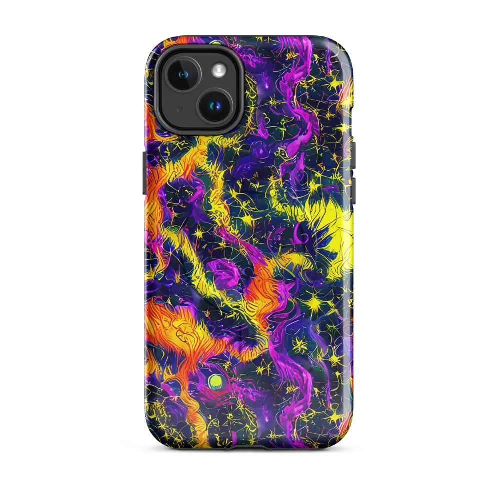 Nightfire Mosaic on MagSafe Tough Case for iPhone® — Front