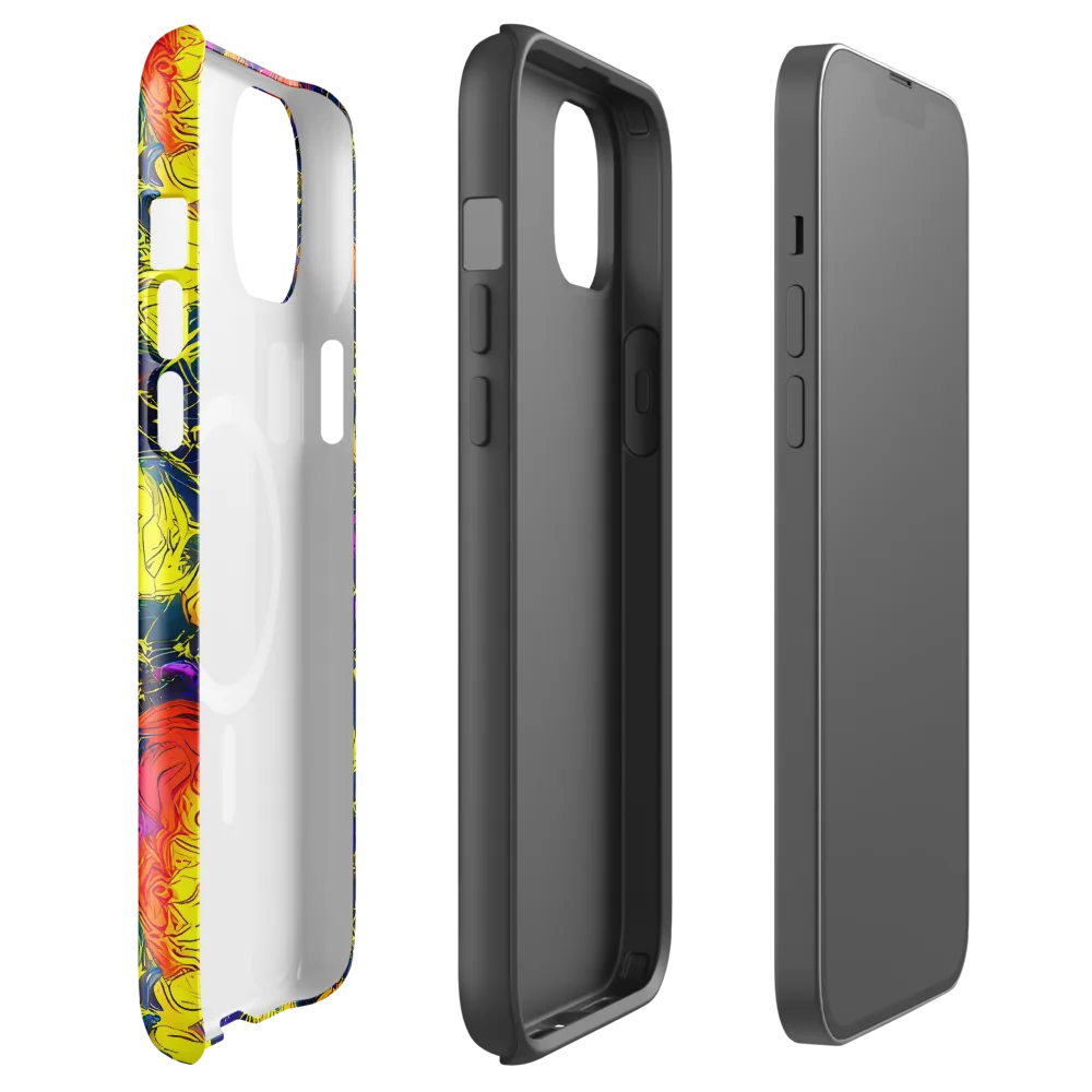 Nightfire Mosaic on MagSafe Tough Case for iPhone® — Front