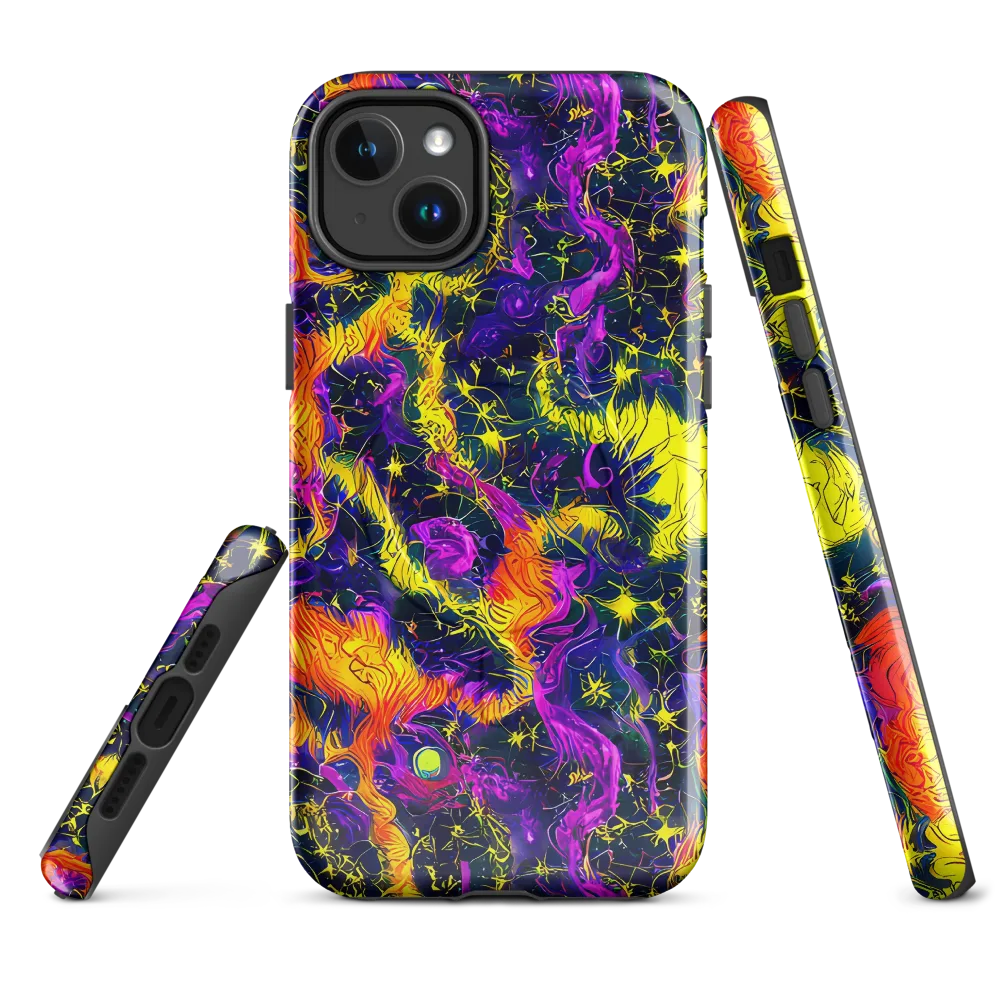 Nightfire Mosaic on MagSafe Tough Case for iPhone® — Front