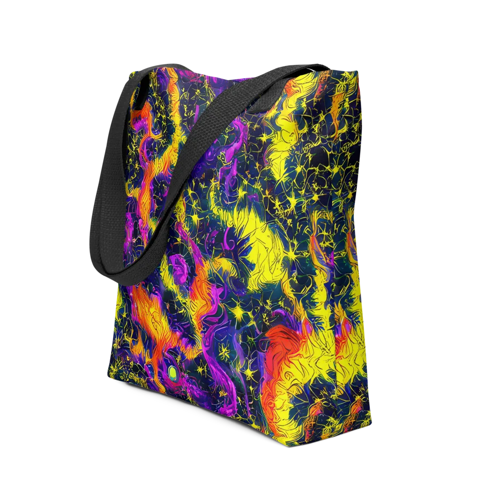 Nightfire Mosaic on Tote Bag — Front