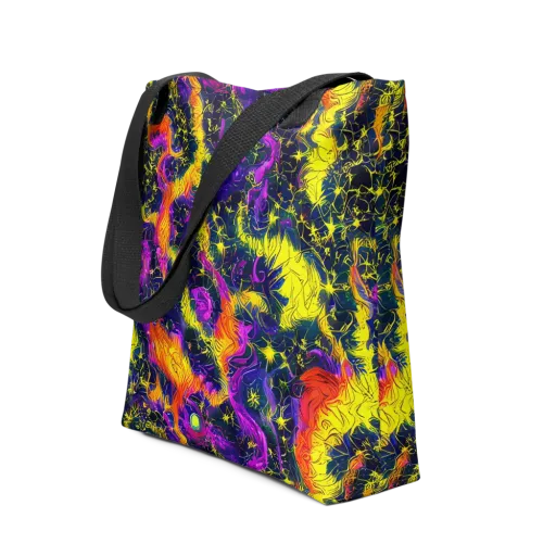 Nightfire Mosaic on a Tote Bag