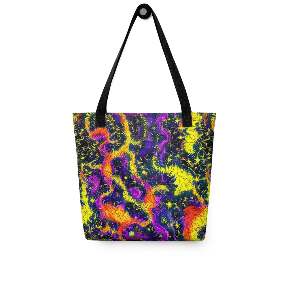Nightfire Mosaic on Tote Bag — Front