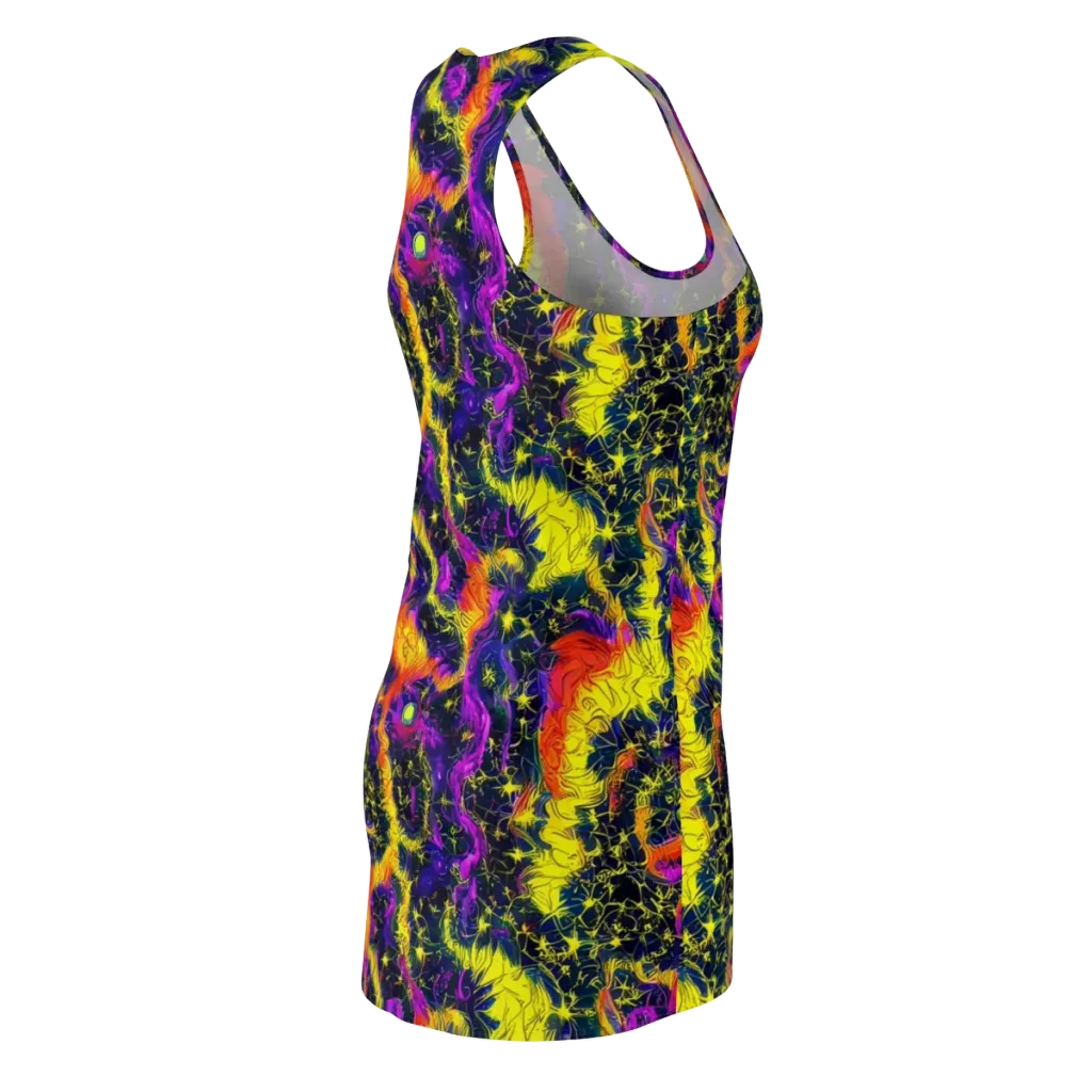 Nightfire Mosaic on Racerback Dress — Back Side