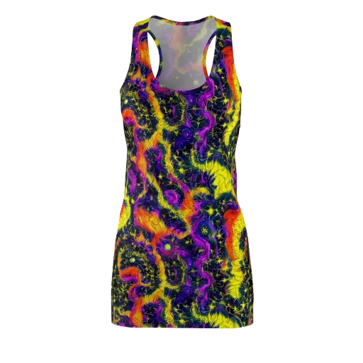 Nightfire Mosaic on a Racerback Dress