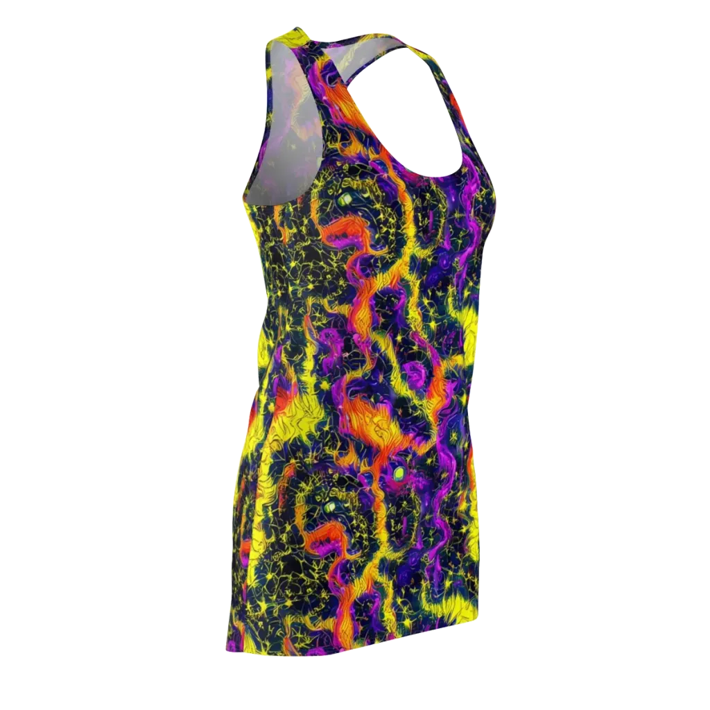 Nightfire Mosaic on Racerback Dress — Front Side
