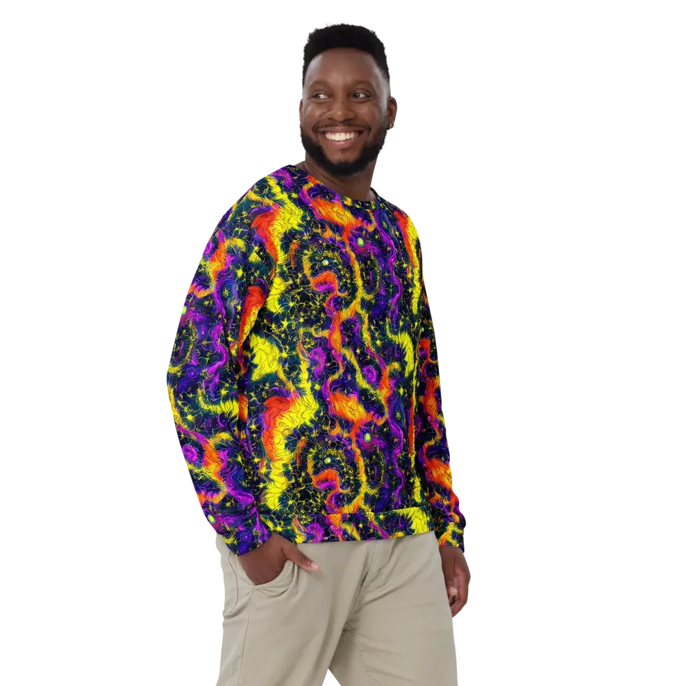 Nightfire Mosaic on Sweatshirt — Front